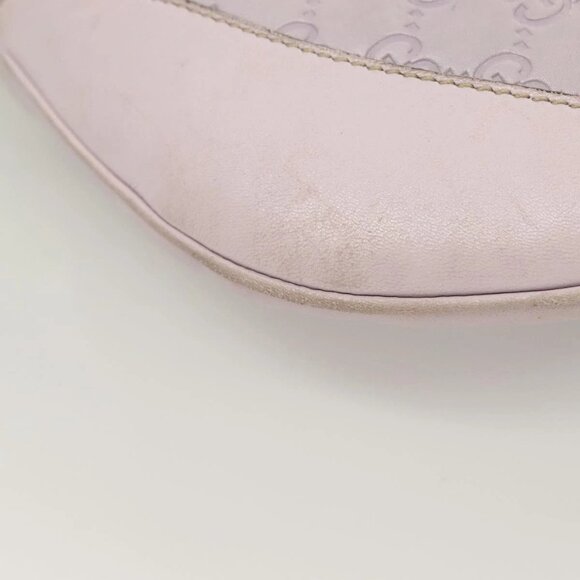 GUCCI GG Canvas Guccissima Bag Leather Outlet Purple Gold 272380 Auth BA2809 - Picture 4 of 16